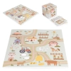 Duża mata piankowa EVA dla dzieci farma 90,5x90,5 cm 21 elementów ECOTOYS