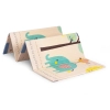 Mata piankowa dla dzieci 200x180 cm edukacyjna dwustronna składana miarka wzrostu alfabet ECOTOYS
