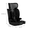 Fotelik samochodowy dla dzieci wzrost 76-150 cm R129 uchwyt na napoje ECOTOYS