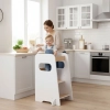 Pomocnik kuchenny kitchen helper Montessori regulowany podest dla dziecka ECOTOYS