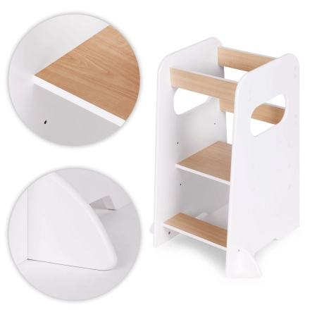 Pomocnik kuchenny kitchen helper Montessori regulowany podest dla dziecka ECOTOYS