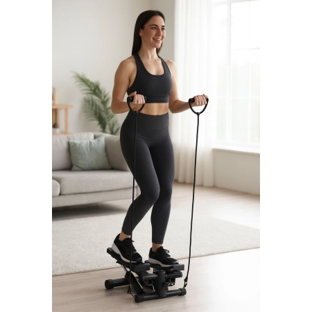 Stepper z ekspanderami do ćwiczeń fitness licznik wyświetlacz MOVEPRO