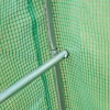 Szklarnia tunel ogrodowy foliowy 4x2x2 m 8 m² metalowy stelaż folia UV 2 wejścia