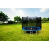 Trampolina ogrodowa z siatką zewnętrzną o średnicy 10 ft 304-312 cm + drabinka
