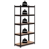 Regał metalowy magazynowy 180x90x40 cm do garażu piwnicy 5 półek 875 kg ModernHome