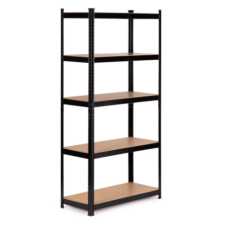 Regał metalowy magazynowy 180x90x40 cm do garażu piwnicy 5 półek 875 kg ModernHome