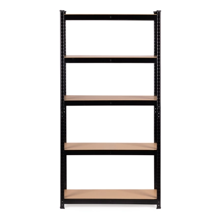 Regał metalowy magazynowy 180x90x40 cm do garażu piwnicy 5 półek 875 kg ModernHome