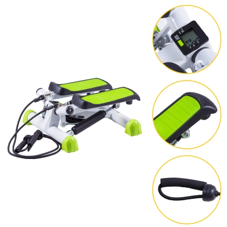 Steper stepper skrętny z linkami licznik fitness MOVEPRO