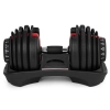 Hantel regulowany żeliwny z podstawką obciążenie 2,5-24 kg MOVEPRO