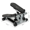 Stepper z ekspanderami do ćwiczeń fitness z licznikiem MOVEPRO