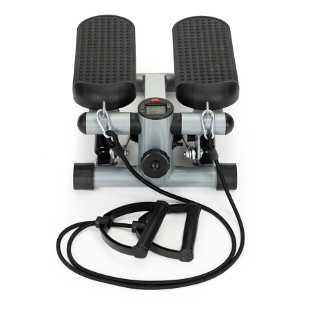 Stepper z ekspanderami do ćwiczeń fitness z licznikiem MOVEPRO