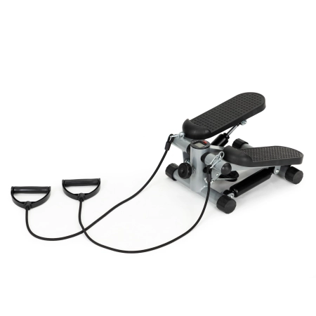 Stepper z ekspanderami do ćwiczeń fitness z licznikiem MOVEPRO