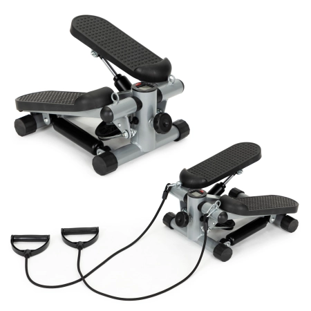 Stepper z ekspanderami do ćwiczeń fitness z licznikiem MOVEPRO