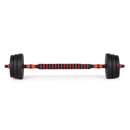 Hantle regulowane 2x10 kg sztanga zestaw 20 kg gryf MOVEPRO