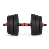 Hantle regulowane 2x15 kg sztanga zestaw 30 kg gryf MOVEPRO
