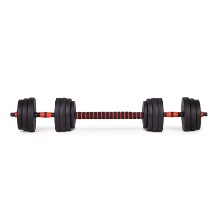 Hantle regulowane 2x20 kg sztanga zestaw 40 kg gryf MOVEPRO