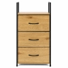 Szafka z 3 szufladami materiałowymi regał 40 cm organizer tekstylny loft ModernHome