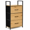 Szafka z 3 szufladami materiałowymi regał 40 cm organizer tekstylny loft ModernHome