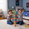 Klocki magnetyczne tor kulkowy LED klocki konstrukcyjne kulodrom 166 elementów