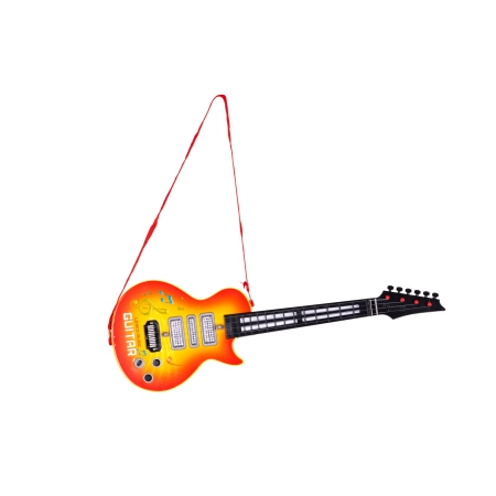 Rockowa gitara dla dzieci z nauką gry na gitarze podczerwień melodie
