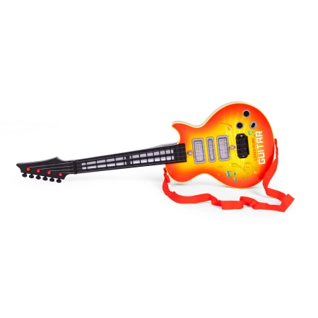 Rockowa gitara dla dzieci z nauką gry na gitarze podczerwień melodie