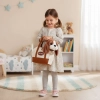 Pluszowy piesek w torebce beagle maskotka dla dziecka + szczotka do pielęgnacji