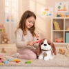 Pluszowy piesek w torebce beagle maskotka dla dziecka + szczotka do pielęgnacji