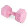 Hantle sześciokątne zestaw 2x3 kg ciężarki do ćwiczeń obciążniki fitness różowe MOVEPRO