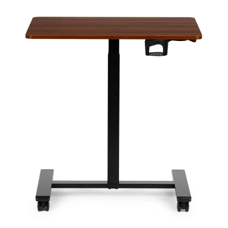 Mobilne biurko 70x48 cm stolik pod laptopa regulacja wysokości 71,5-112 cm drewniany blat ModernHome