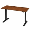 Biurko elektryczne 120x60 cm podnoszone regulacja wysokości 72-118 cm ciemny dąb ModernHome