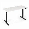 Biurko elektryczne 140x60 cm podnoszone regulacja wysokości 72-118 cm biały blat ModernHome