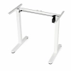 Stelaż biurka elektryczny regulacja wysokości 72-118 cm blat do 160 cm biały ModernHome