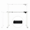 Stelaż biurka elektryczny regulacja wysokości 72-118 cm blat do 160 cm biały ModernHome