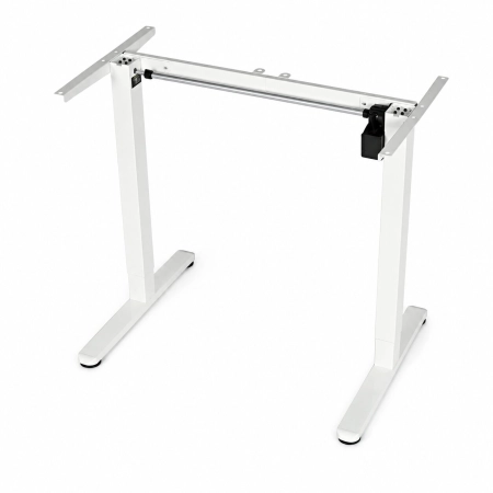 Stelaż biurka elektryczny regulacja wysokości 72-118 cm blat do 160 cm biały ModernHome