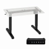 Stelaż biurka elektryczny regulacja wysokości 72-118 cm blat do 160 cm czarny ModernHome