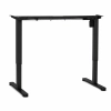 Stelaż biurka elektryczny regulacja wysokości 72-118 cm blat do 160 cm czarny ModernHome
