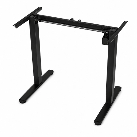 Stelaż biurka elektryczny regulacja wysokości 72-118 cm blat do 160 cm czarny ModernHome
