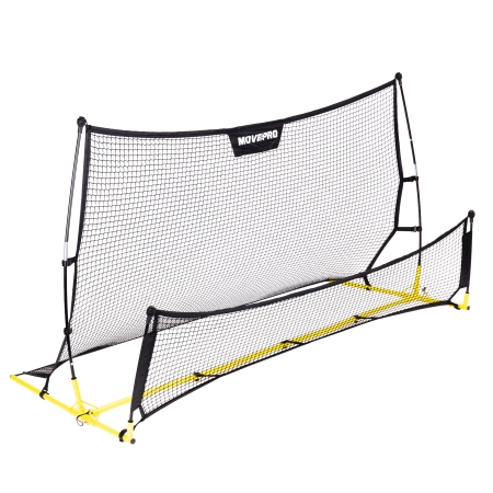 Rebounder trenażer piłkarski dwustronny do treningu strzałów 220x120 cm MOVEPRO