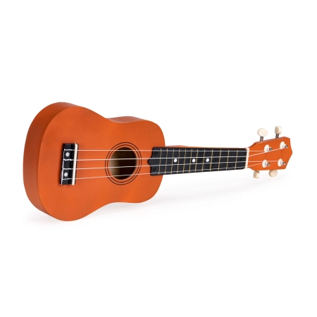 Gitara ukulele dla dzieci drewniana 4 struny nylonowe ECOTOYS