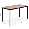 Stół do kuchni jadalni dla 4-5 osób biurko komputerowe 120x60 cm ModernHome