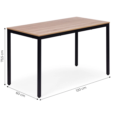 Stół do kuchni jadalni dla 4-5 osób biurko komputerowe 120x60 cm ModernHome