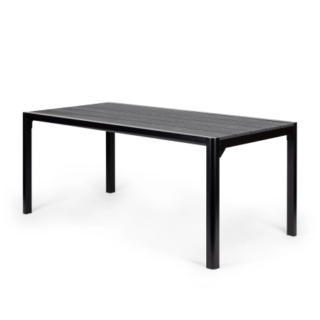 Duży stół ogrodowy 8-osobowy 180x90 cm na taras ogród szary blat MultiGarden