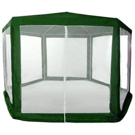 Namiot pawilon ogrodowy handlowy 2x2x2 m z moskitierą zielony MultiGarden