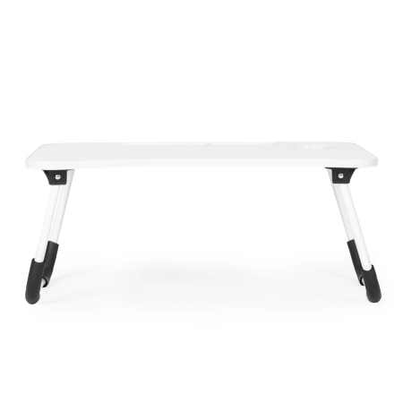 Podstawka pod laptopa składana stolik do łóżka 60x40 cm biała ModernHome