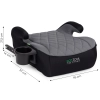 Fotelik samochodowy Booster ECOTOYS Isofix I-Size podstawka dla dziecka od 125-150 cm wzrostu