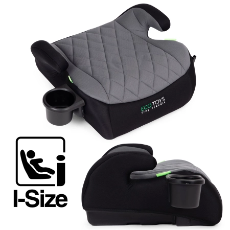 Podkładka samochodowa siedzisko dla dzieci i-SIZE wzrost 125-150 cm uchwyt na napoje ECOTOYS