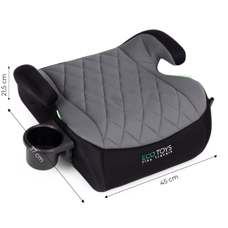 Podkładka samochodowa siedzisko dla dzieci i-SIZE wzrost 125-150 cm uchwyt na napoje ECOTOYS