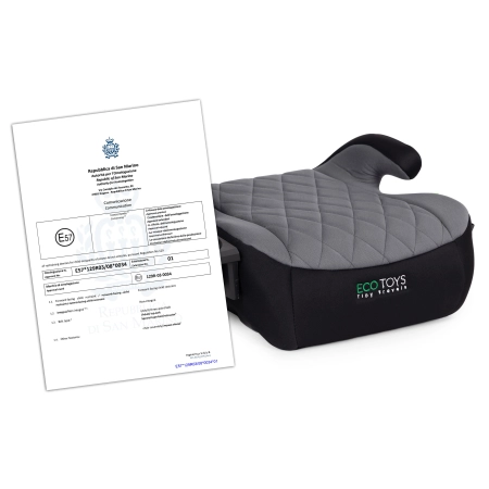 Podkładka samochodowa siedzisko dla dzieci i-SIZE wzrost 125-150 cm uchwyt na napoje ECOTOYS