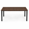 Duży stół ogrodowy 8-osobowy 180x90 cm na taras ogród brązowy blat MultiGarden