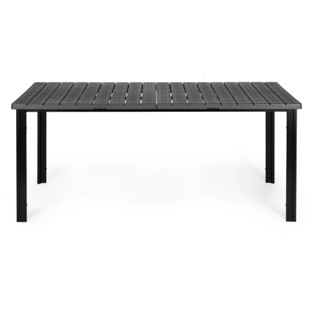 Duży stół ogrodowy 8-osobowy 180x90 cm na taras ogród szary blat MultiGarden